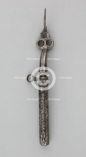 Wheellock Spanner with Powder Measure and Screwdriver, Germany, 17th century. Creator: Unknown.