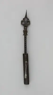 Wheellock Spanner with Powder Measure and Screwdriver, Germany, 17th century. Creator: Unknown