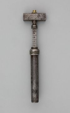 Wheellock Spanner with Powder Measure, Europe, 17th century. Creator: Unknown