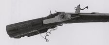 Wheellock Sporting Rifle, Augsburg, c. 1600/25. Creator: Johan Bichler