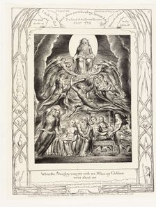 When the Almighty was yet with me, When my Children were about me 1825. Creator: William Blake