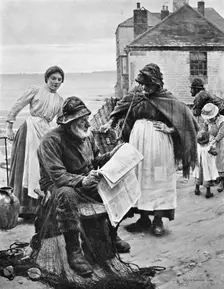 When the Boats are Away 1903.Artist: Walter Langley