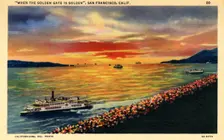 When the Golden Gate is Golden San Francisco, California, USA, 1932