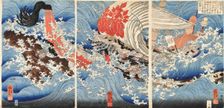 When the Great General Was on the Way to Kyoto from Kyushu... (Meisho Kyushu yori joraku no toki), c