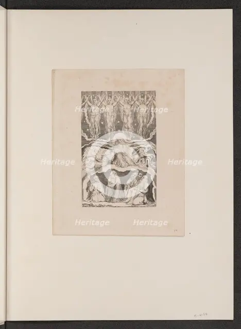 When the Morning Stars Sang Together, 1825. Creator: William Blake.
