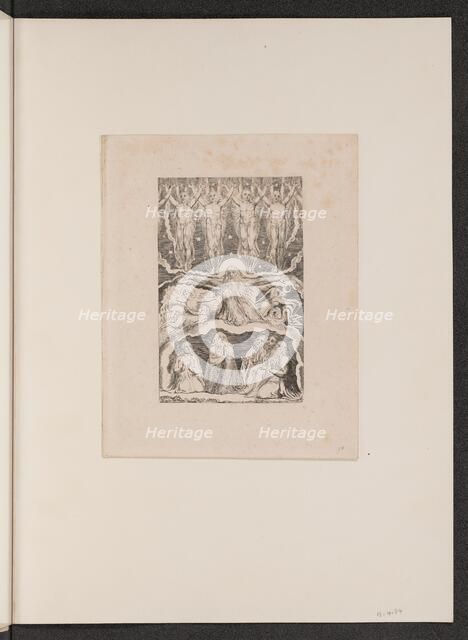 When the Morning Stars Sang Together, 1825. Creator: William Blake.