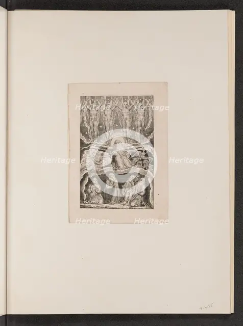 When the Morning Stars Sang Together, 1825. Creator: William Blake.