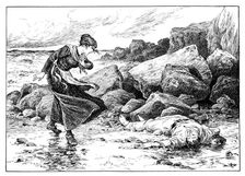 When the Sea Gives up its Dead 1901.Artist: MJ Blatchford