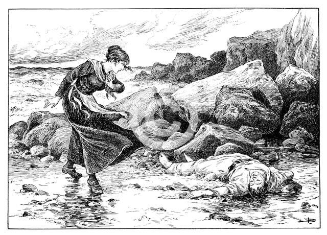 'When the Sea Gives up its Dead', 1901.Artist: MJ Blatchford