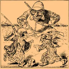 When two argue, the third is happy, 1894. Creator: Kaskeline, Friedrich (1863-1931)