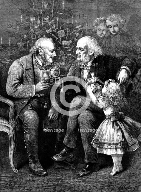"When We Were Boys Together", - drawn by A. Muir, 1873. Creator: William Biscombe Gardner.