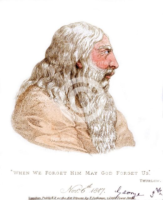 'When we forget him may god forget us', 6th November 1817.  Artist: T Sotheran