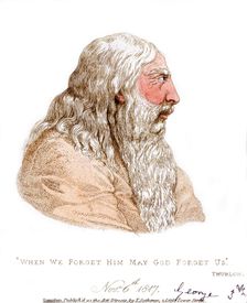 When we forget him may god forget us 6th November 1817. Artist: T Sotheran