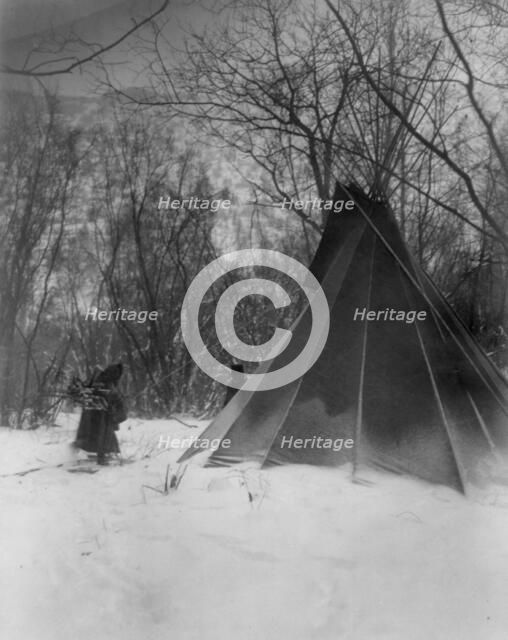 When winter comes, c1908. Creator: Edward Sheriff Curtis.