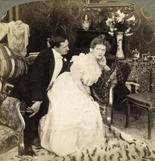 When a Man Comes Too Near He Goes Too Far Artist: Underwood & Underwood