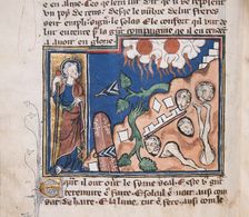 When He arises to make the earth tremble... Miniature from: Apocalypse de saint Jean, ca 1320. Creator: Anonymous