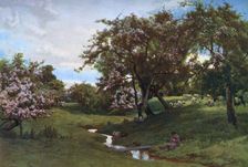 `When Nature Painted all Things Gay, 1887, (1912).Artist: Alfred William Parsons