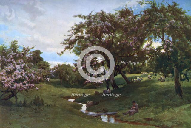 `When Nature Painted all Things Gay,' 1887, (1912).Artist: Alfred William Parsons