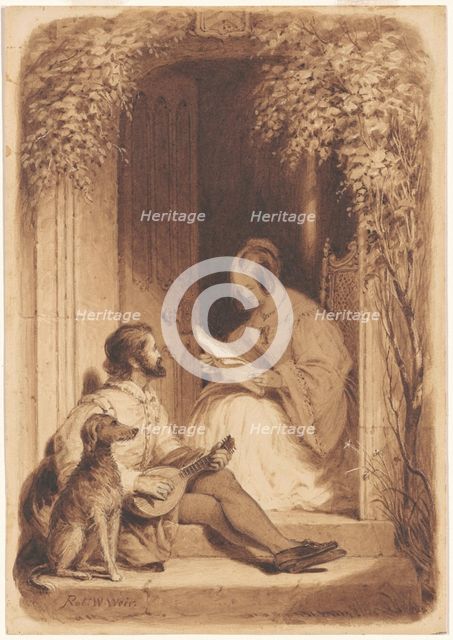When Other Friends Are Round Thee, c. 1853. Creator: Robert Walter Weir.