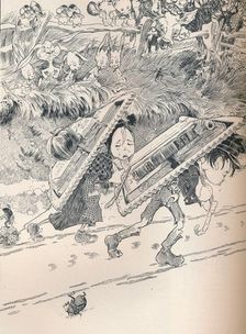 When School Began as we Remembered c1890. Artist: Frederick Richardson