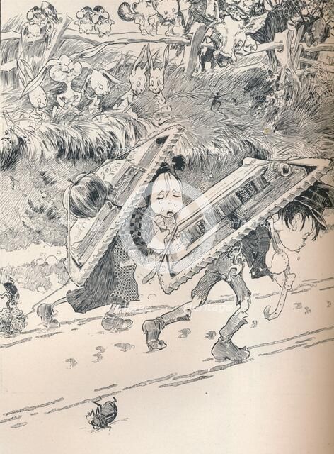 'When School Began as we Remembered', c1890. Artist: Frederick Richardson