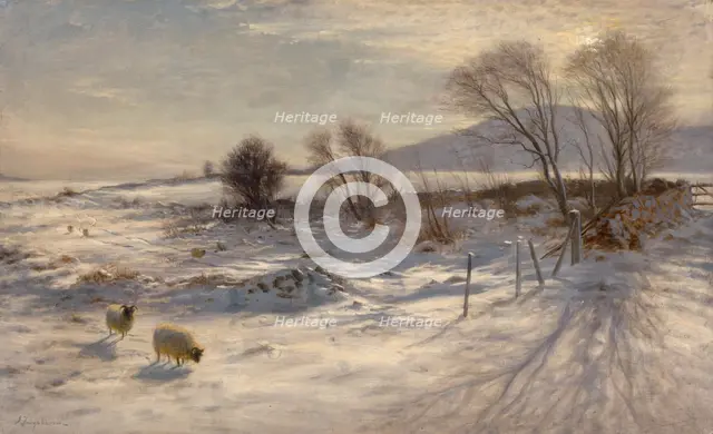 "When snow the pasture sheets", 1915. Creator: Joseph Farquharson.
