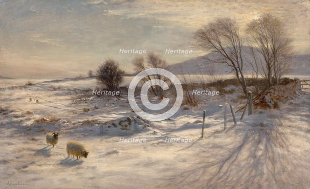 "When snow the pasture sheets", 1915. Creator: Joseph Farquharson.