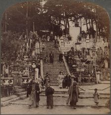 'Where faithful Buddhist lie at rest-cemetery near Kurodani monastery, Kyoto, Japan 1904