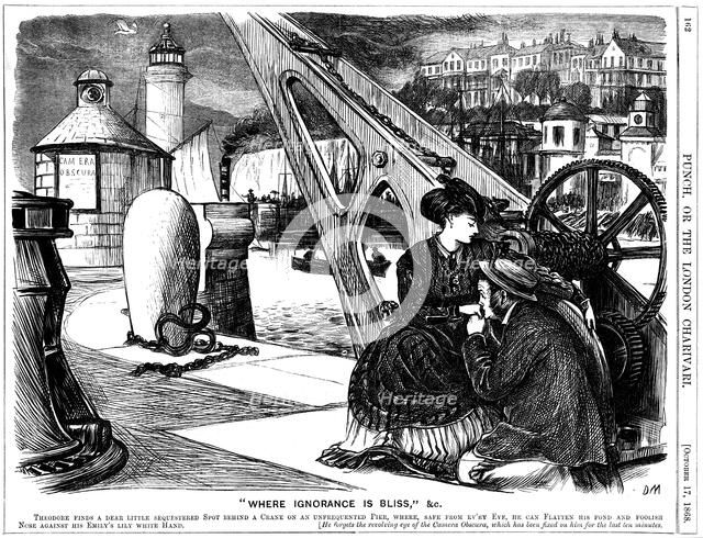 'Where Ignorance is Bliss', 1868.  Creator: George du Maurier.