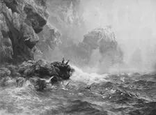 Where Nought Is Heard But Lashing Wave And Sea-Birds Cry c1880, (1912). Artist: Peter Graham