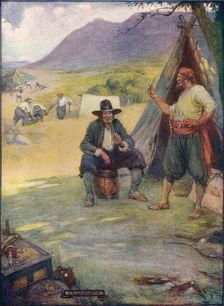 Where Now The Great City of Cape Town Stands, They Set Up Their Tents And Huts c1908, (c1920). Artist: Joseph Ratcliffe Skelton
