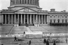 Where Wilson "will be" sworn in, East Front of Capitol, between c1910 and c1915. Creator: Bain News Service