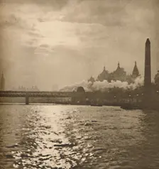 Where The Iron Road To Dover Crosses The River c1935. Creator: Paterson