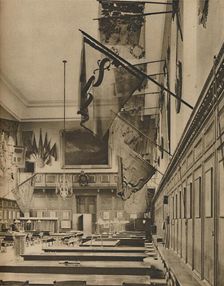 Where the Pensioners Dine Under Colours Gloriously Tattered c1935. Creator: Taylor