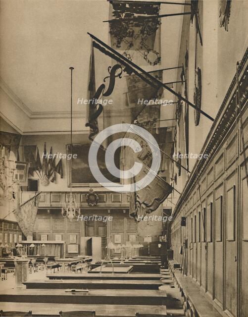 'Where the Pensioners Dine Under Colours Gloriously Tattered', c1935. Creator: Taylor.