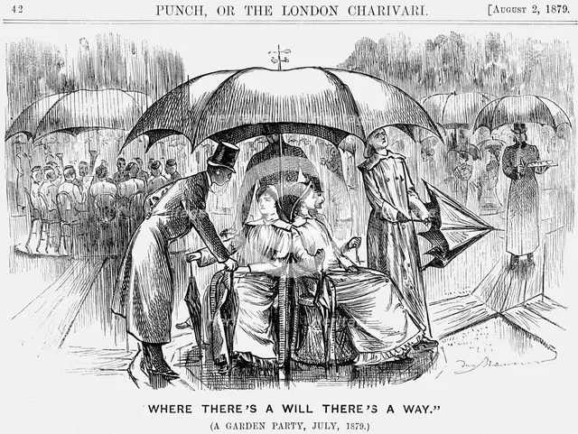 "Where There's a Will There's a Way", 1879. Creator: George du Maurier.