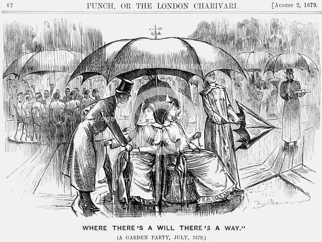 "Where There's a Will There's a Way", 1879. Creator: George du Maurier.