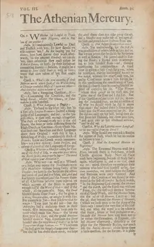 Whether tis lawful to trade with Negroes, and to buy em of one another?, 1690s. Creator: Unknown