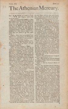 Whether tis lawful to trade with Negroes, and to buy em of one another?, 1690s. Creator: Unknown