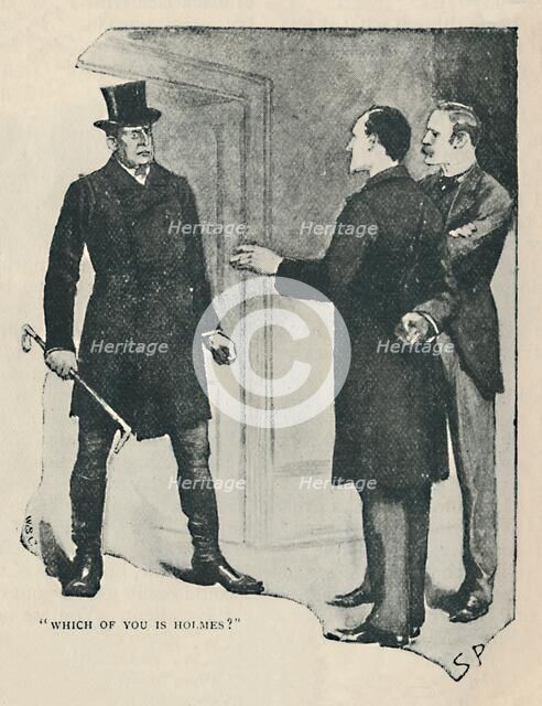 'Which Of You Is Holmes?', 1892. Artist: Sidney E Paget.