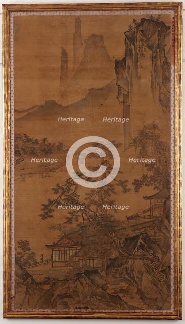 Whiling Away the Summer in the Shade of Pines, Ming dynasty, 15th century. Creator: Zhe School.