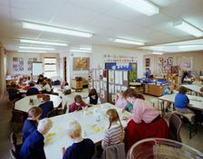 Whingate Primary School, Whingate Road, Leeds, 09/03/1989. Creator: John Laing plc