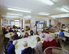 Whingate Primary School, Whingate Road, Leeds, 09/03/1989. Creator: John Laing plc
