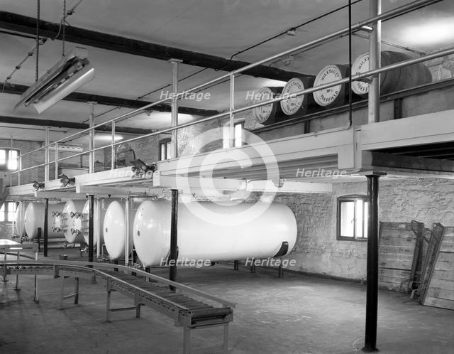 Whisky blending at Wiley & Co, Sheffield, South Yorkshire, 1960.  Creator: Michael Walters.