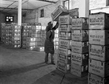 Whisky blending at Wiley & Co, Sheffield, South Yorkshire, 1960. Creator: Michael Walters