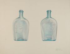 Whiskey Bottle, c. 1943. Creator: Loraine Makimson