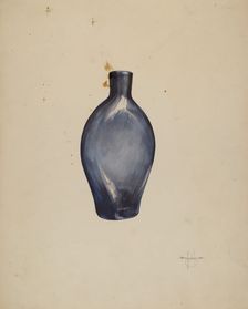 Whiskey Flask, 1935/1942. Creator: G. A. Spangenberg