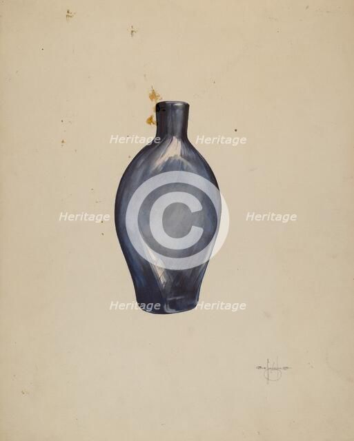 Whiskey Flask, 1935/1942. Creator: G. A. Spangenberg.