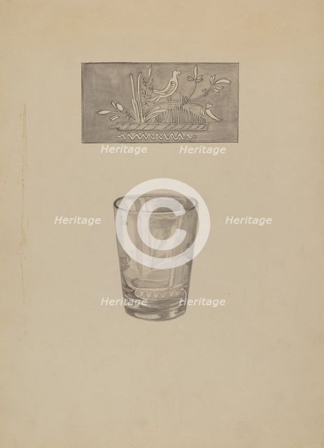Whiskey Glass, 1935/1942. Creator: Gertrude Lemberg.