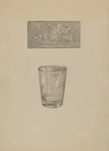 Whiskey Glass, 1935/1942. Creator: Gertrude Lemberg